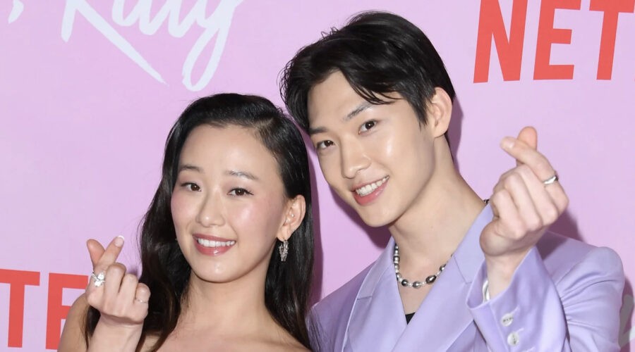 Gia Kim E Sang Heon Lee Alla Premiere Di Xo,kitty Credits Netflix