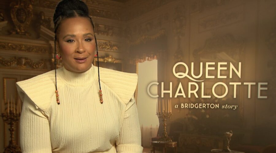 Golda Rosheuvel intervistata per “La Regina Carlotta” da Tvserial.it. Credits: Tvserial.it.