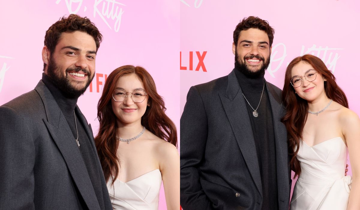 Noah Centineo alla première di XO, Kitty per Anna Cathcart
