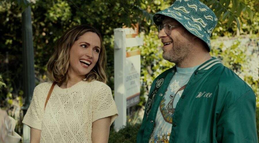 Da sinistra: Rose Byrnes e Seth Rogen in