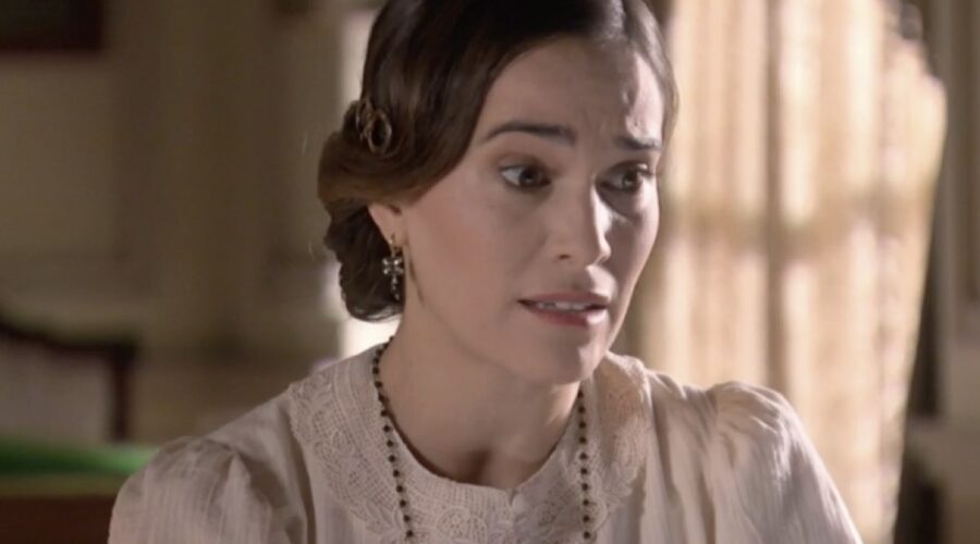 Celia Freijeiro (Adela Silva Torrealba) in una scena della puntata 62 di 