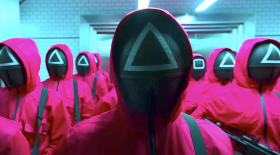 Un fotogramma del reality show “Squid Game La Sfida
