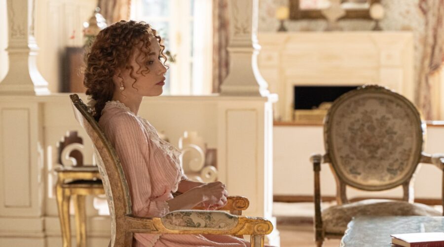 Alicia Bercan (Leonor Luján) nella puntata de “La Promessa” in onda venerdì 23 giugno 2023. Credits: RTI Mediaset.