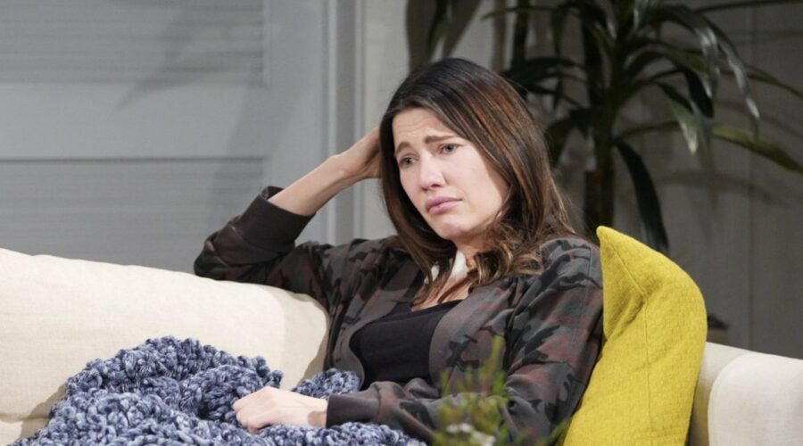 Jacqueline Macinnes Wood (Steffy Forrester) in una scena di “Beautiful” in onda su Canale 5. Credits: BBL Distribution/RTI Mediaset.