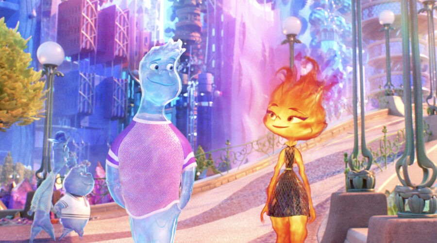 Ember E Wade In Elemental Credits Disney Italia