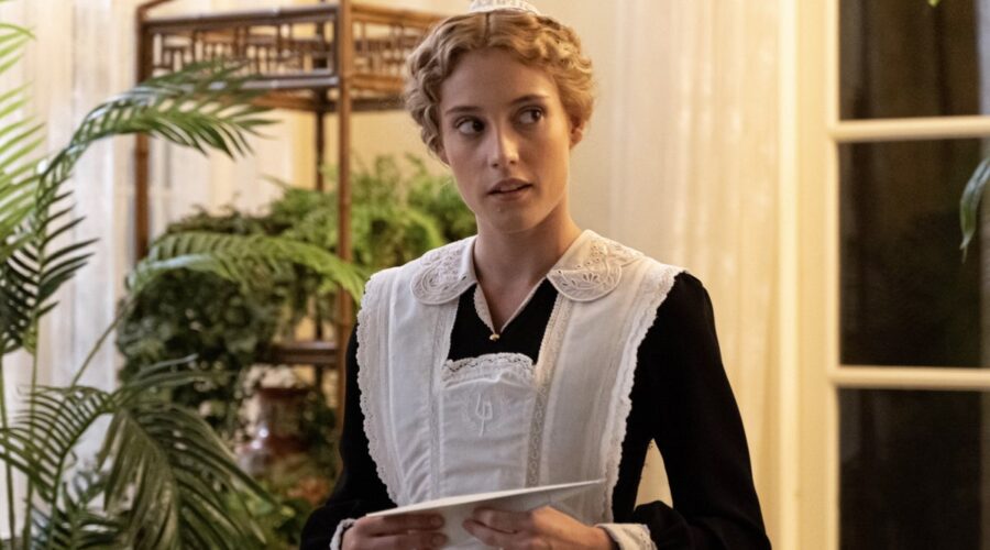 Ana Garces (Jana Exposito) in una scena della puntata de “La Promessa” in onda martedì 20 giugno 2023 su Canale 5. Credits: RTI Mediaset.