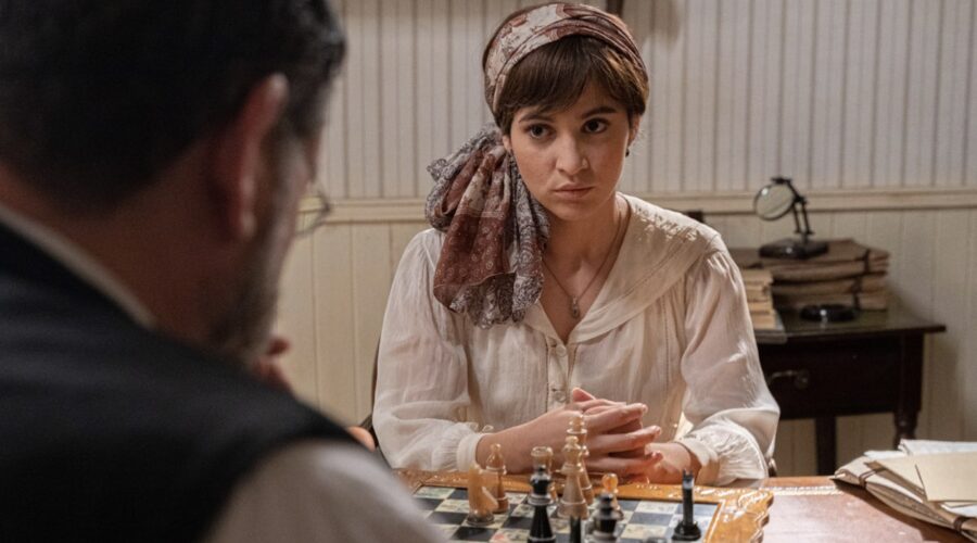 Carmen Asecas (Catalina Luján) in una scena dell'episodio 18 de “La Promessa”. Credits: RTI Mediaset.