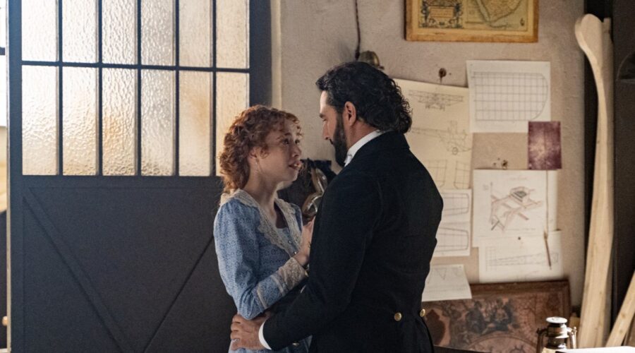 Da sinistra: Alicia Bercan (Leonor Luján) e Antonio Velázquez (Mauro Moreno) nell'episodio 20 de “La Promessa”. Credits: RTI Mediaset.