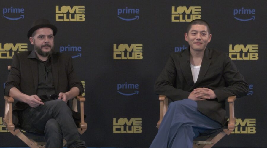 Alessio Lu e Mario Piredda intervistati per “Love Club”. Credits: Tvserial.it.