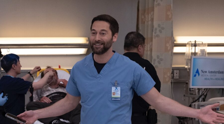 Ryan Eggold (Max Goodwin) nell'episodio 11 della quinta stagione di “New Amsterdam”. Credits: Universal TV/RTI Mediaset.
