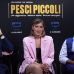Da sinistra: Gianluca Fru, Martina Tinnirello e Fabio Balsamo nell'intervista per “Pesci Piccoli”. Credits: Tvserial.it.