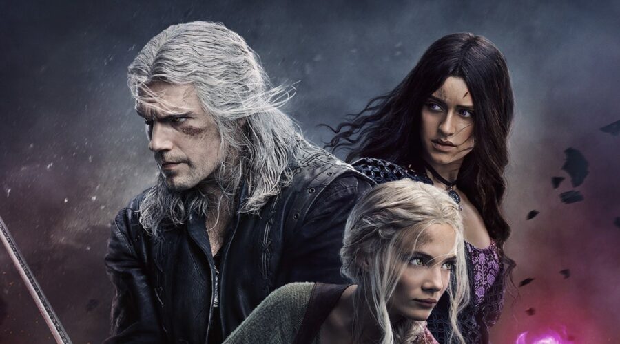 Un particolare della key art della quarta stagione di “The Witcher”. Credits: Netflix.