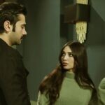 Da sinistra: Ugur Günes (Yilmaz) e Melike Yalova (Müjgan Hekimoglu) in una scena della puntata di “Terra Amara” in onda domenica 11 giugno 2023 su Canale 5. Credits: RTI Mediaset.
