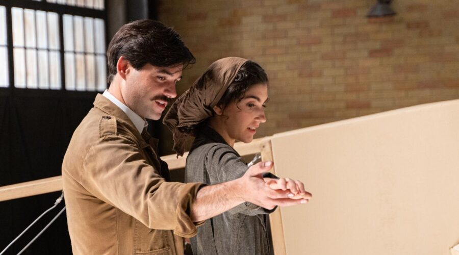 Da sinistra: Arturo Sancho e Paula Losada ne 