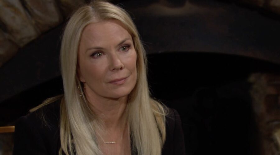 Brooke (Katherine Kelly Lang) in un fotogramma di “Beautiful”. Credits: BBL Distribution/RTI Mediaset.