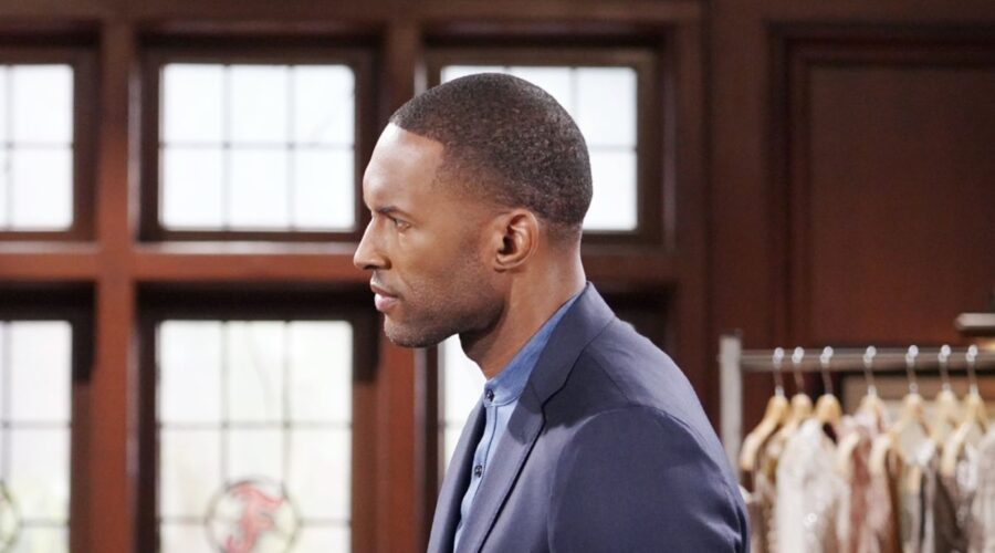 Lawrence Saint-victor (Carter Walton) in una scena di “Beautiful”. Credits: BBL Distribution/RTI Mediaset.