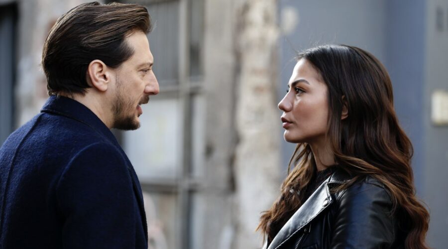 Da sinistra: Engin Hepileri (Faruk) e Demet Özdemir (Zeynep) in una scena di “My Home My Destiny”. Credits: RTI Mediaset.