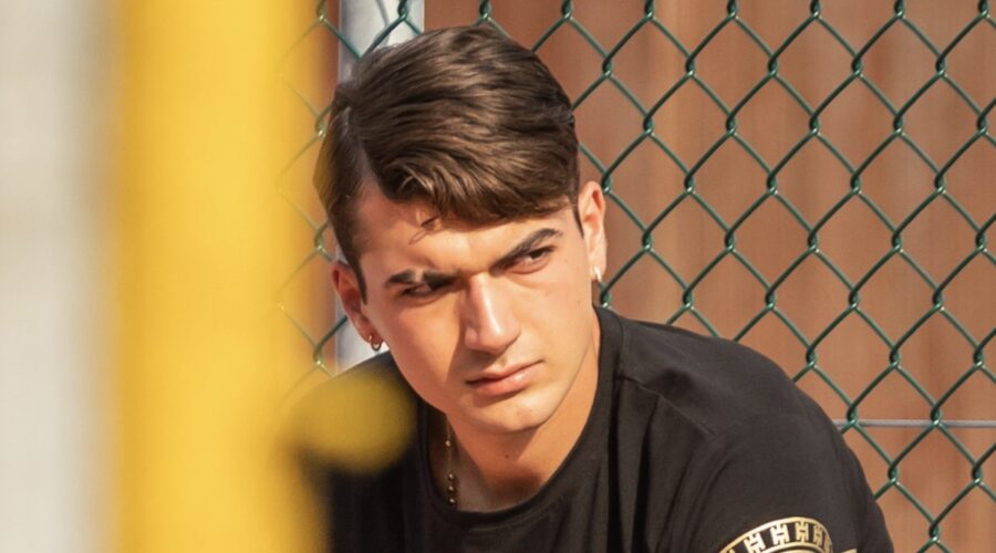 Giacomo Giorgio in una foto di “Mare Fuori”. Credits: Sabrina Cirillo/Rai.