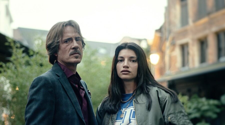 Da sinistra: Gian Marco Tognazzi e Carlotta Antonelli in una delle prime immagini di 