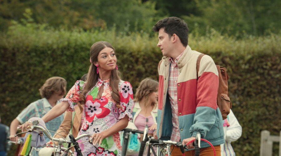 Otis (Asa Butterfield) E Ruby (Mimi Keene) In Una Scena Di Sex Education 4 Credits Netflix