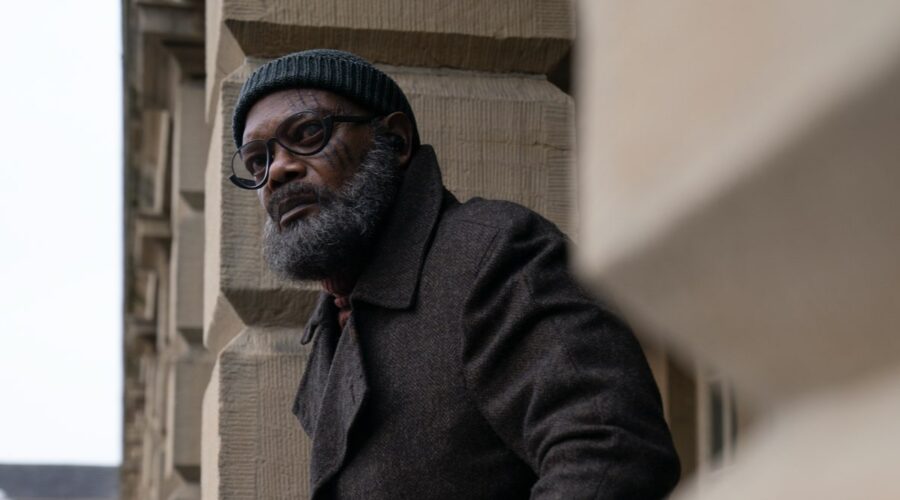 Samuel L. Jackson interpreta Nick Fury in “Secret Invasion”, la serie tv Marvel Studios. Credits: Disney+.