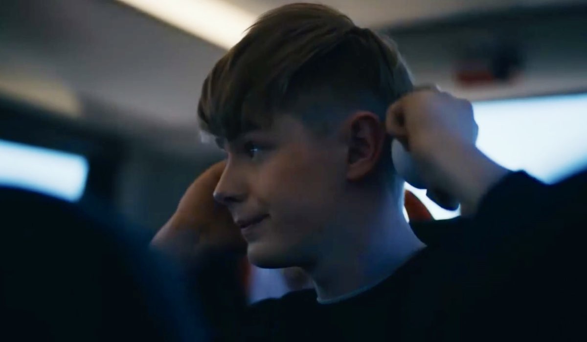 Benjamin Ebbesen (Erik) in un fotogramma del trailer di “Rumors”. Credits: RaiPlay