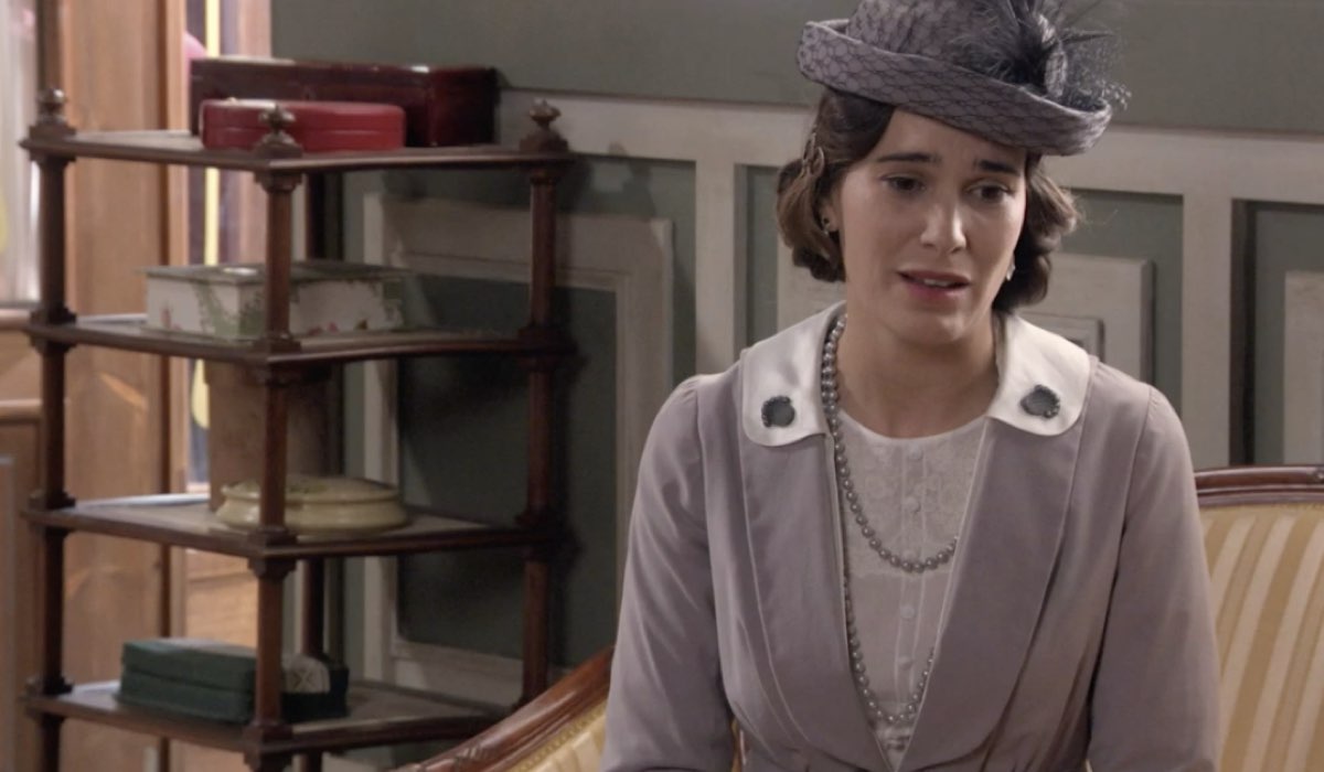 Celia Freijeiro (Adela Silva Torrealba) in una scena della puntata 84 di 