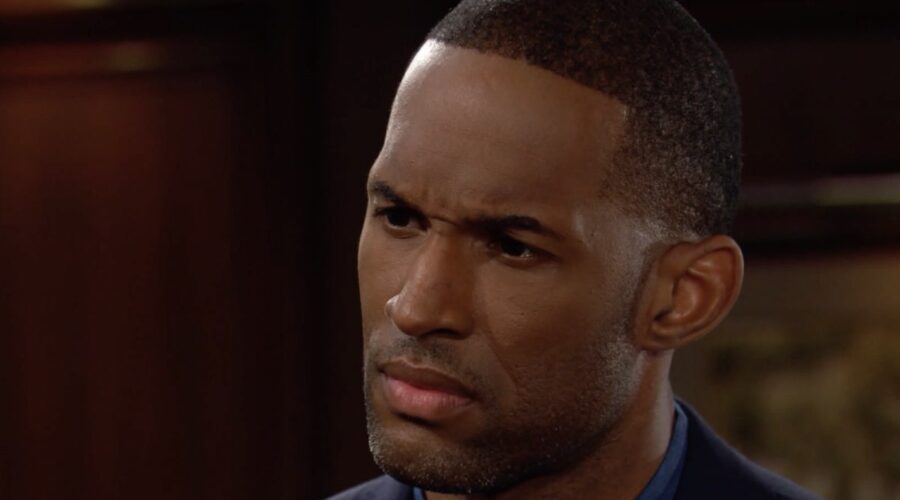 Lawrence Saint-victor (Carter Walton) in un fotogramma di “Beautiful”. Credits: BBL Distribution/RTI Mediaset.