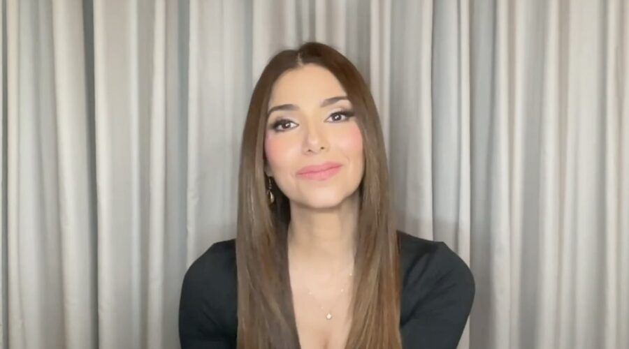 Roselyn Sánchez nell'intervista per “Fantasy Island 2”. Credits: Tvserial.it.