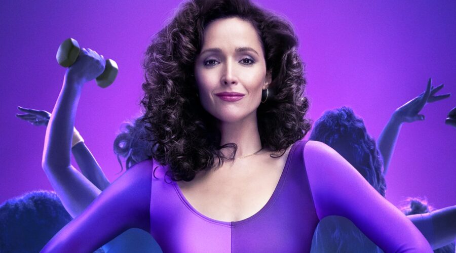 Rose Byrne nella key art della terza stagione di “Physical”. Credits: Apple TV+.