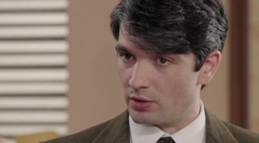 Filippo Scarafia (Roberto Landi) in una scena nella puntata 116 de 