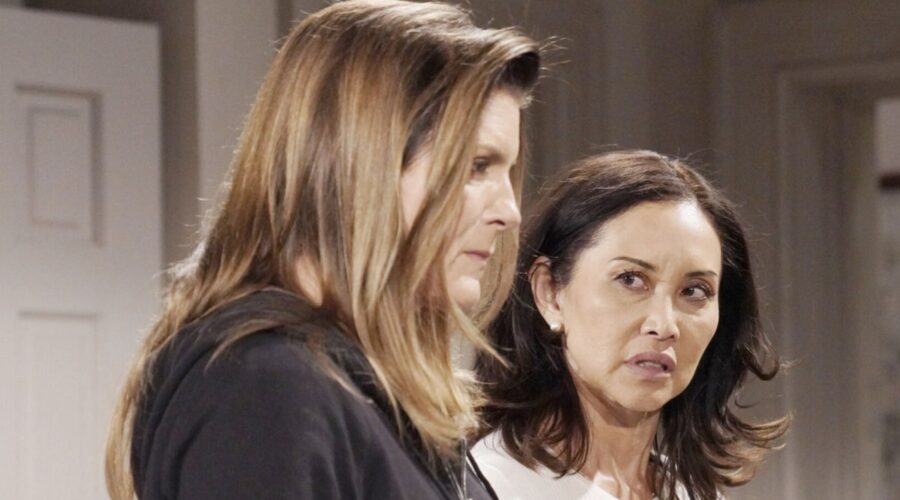 Sheila e Li vegliano su Finn in 