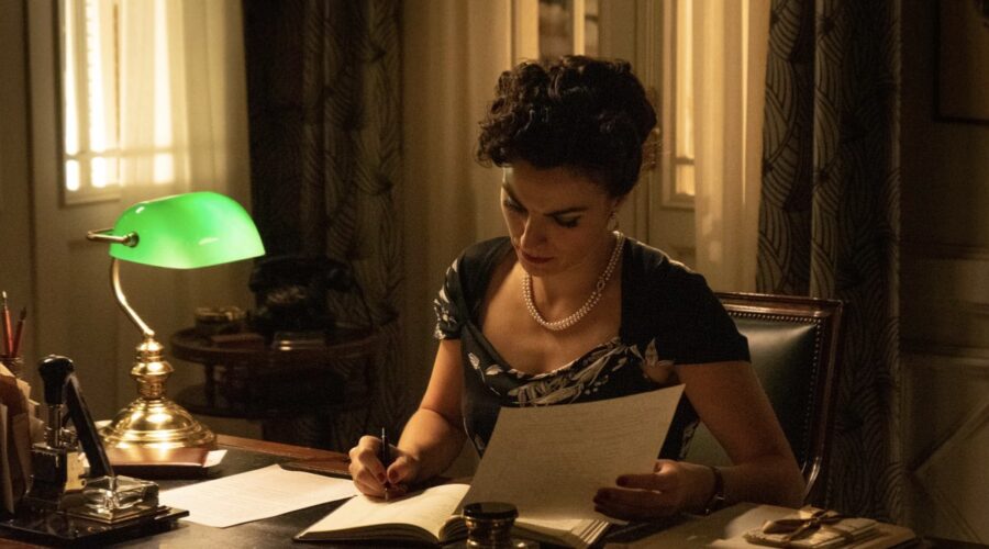 Silvia Acosta (Patricia) in una scena di “Un altro domani”. Credits: Mediaset