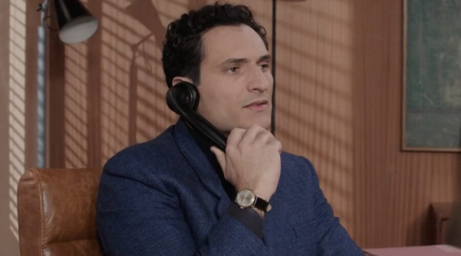 Alessandro Tersigni (Vittorio Conti) in una scena della puntata 116 de 