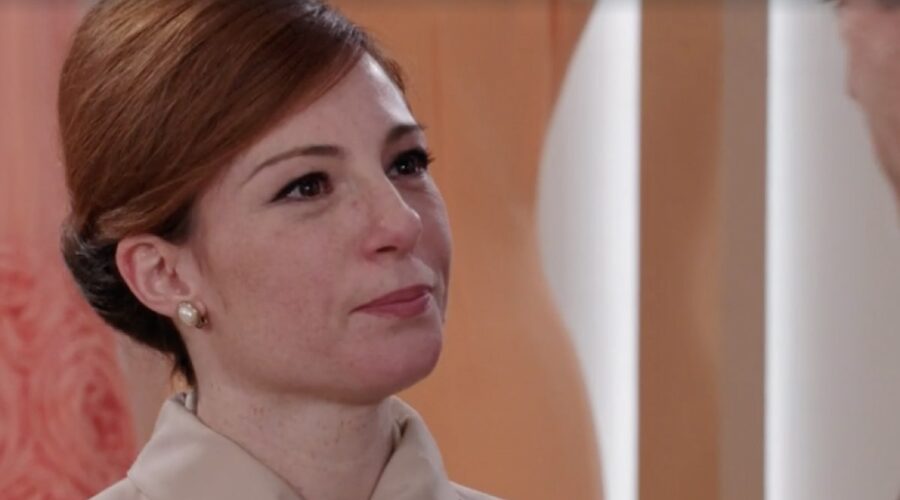 Valentina Bartolo (Veronica Zanatta) in una scena della puntata 155 de 