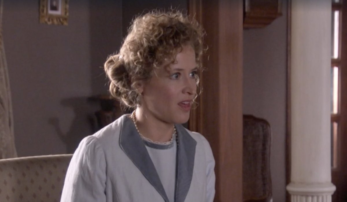 Marta Larralde (Diana Silva Torrealba) in una scena della puntata 100 di 