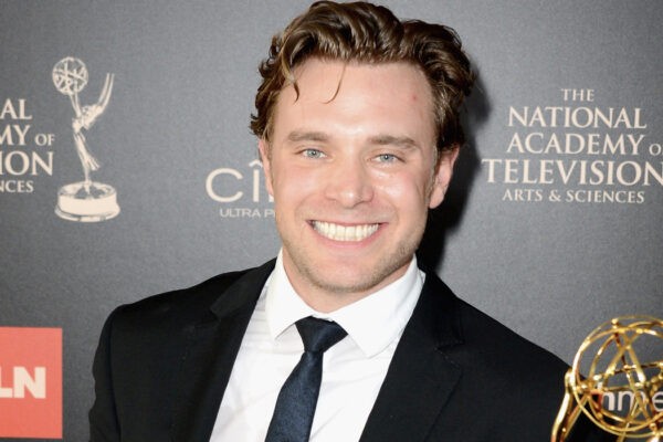 Actor Billy Miller Poses With The Outstanding Supporting Actor In A Drama Series Award For The Young And The Restless In The Press Room During The Emmy Awards (Photo By Mark Davis Getty Images