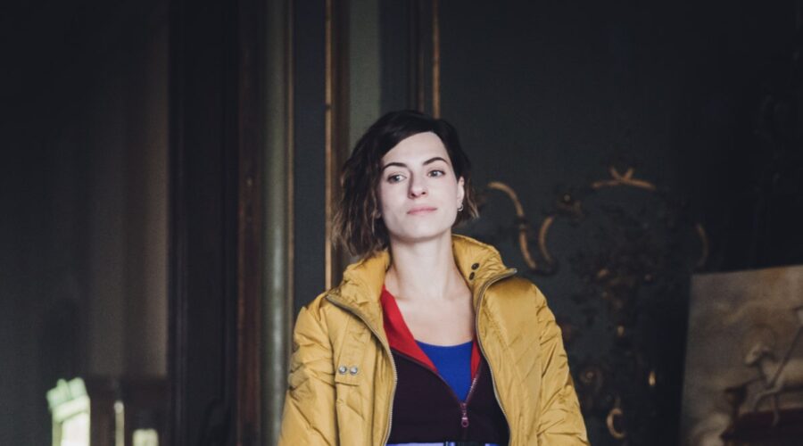 Maria Chiara Giannetta in una foto della seconda stagione di “Blanca”. Credits: Virginia Bettoja/Rai.