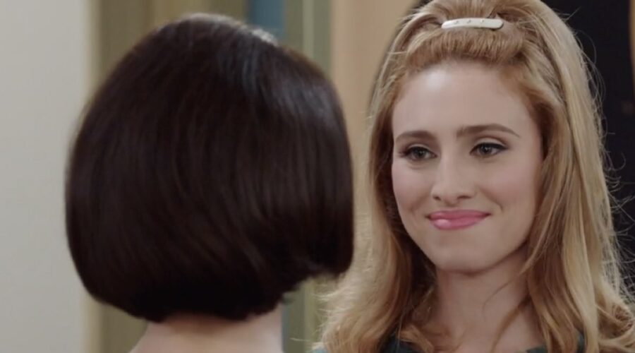 Da sinistra: Clara Danese (Elvira Gallo) e Ilaria Maren (Delia Bianchetti) in una scena della puntata 4 de 