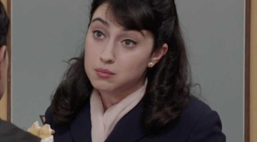 Clara Danese (Elvira Gallo) in una scena della puntata 134 de 