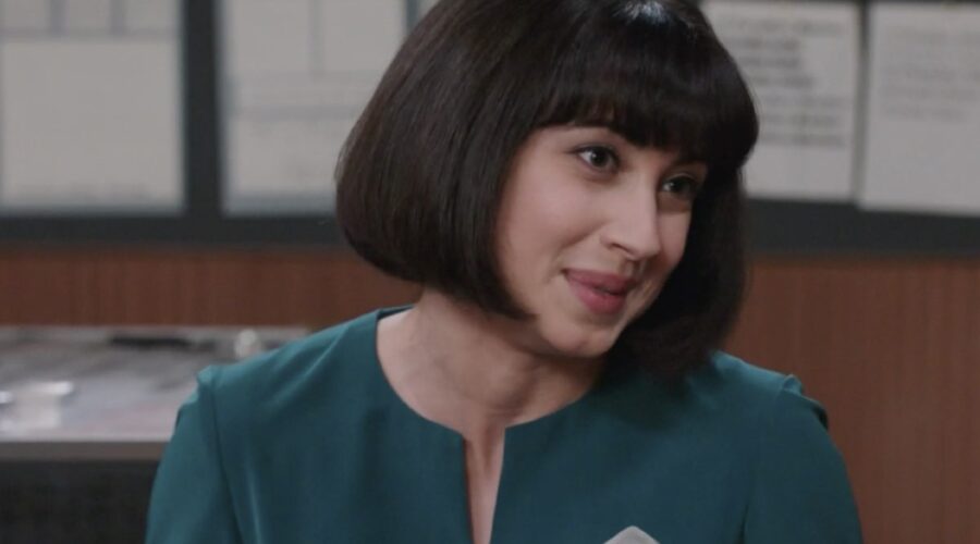 Clara Danese (Elvira Gallo) in una scena della puntata 12 de 