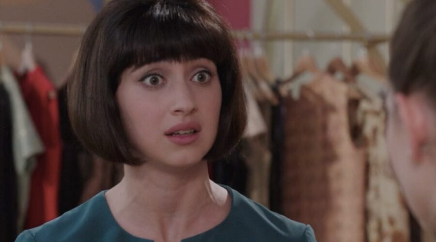 Clara Danese (Elvira Gallo) in una scena della puntata 2 de 