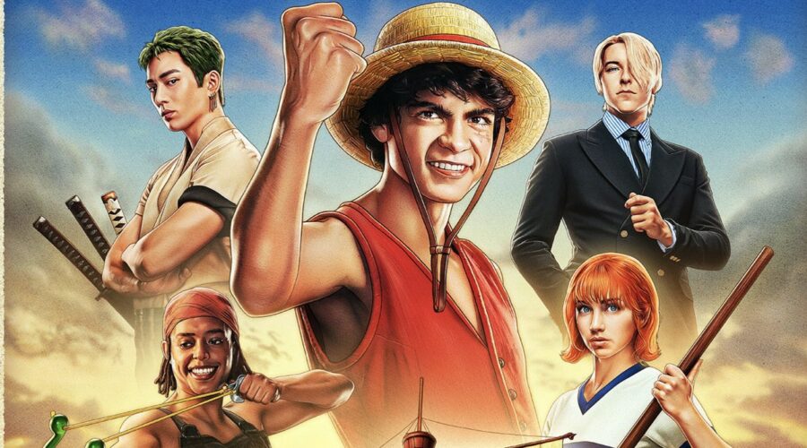 Un particolare del poster di “One Piece”. Credits: Netflix.