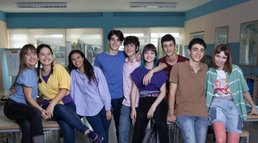 Il cast della seconda stagione di “Diari”, la serie tv per ragazzi targata Netflix e Stand by me. Credits: Netflix.