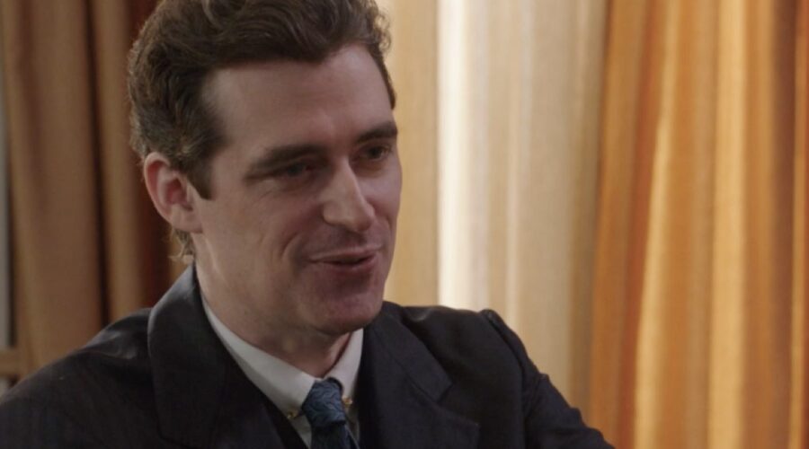 Flavio Parenti (Tancredi Di Sant'Erasmo) in una scena della puntata 2 de 