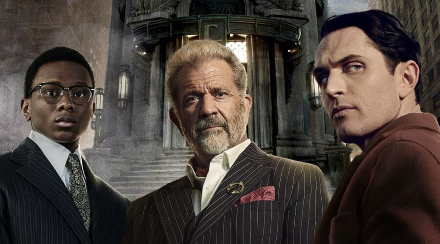 Un particolare dal poster di “The Continental”, la serie tv in streaming su Prime Video. Credits: Amazon Italia.