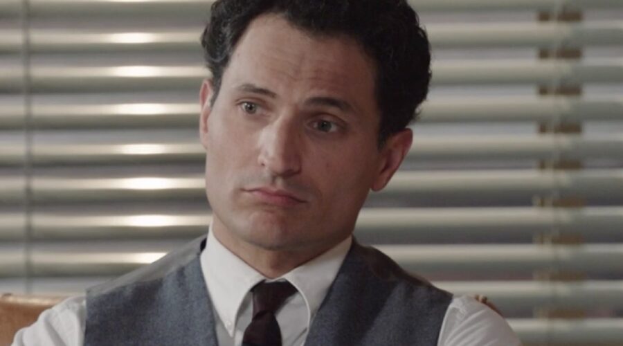 Alessandro Tersigni (Vittorio Conti) in una scena della puntata 8 de 