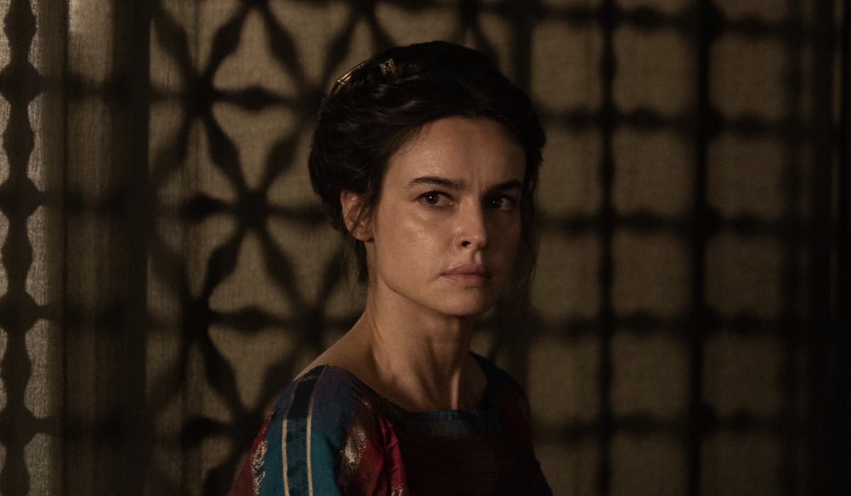 Kasia Smutniak nel ruolo della protagonista Livia Drusilla in una scena dell'episodio 8 di “Domina 2”. Credits: Sky Italia.