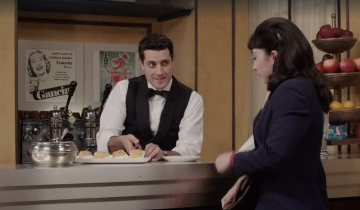 Da sinistra: Emanuel Caserio (Salvatore Amato) e Clara Danese (Elvira Gallo) in una scena della puntata 17 de 