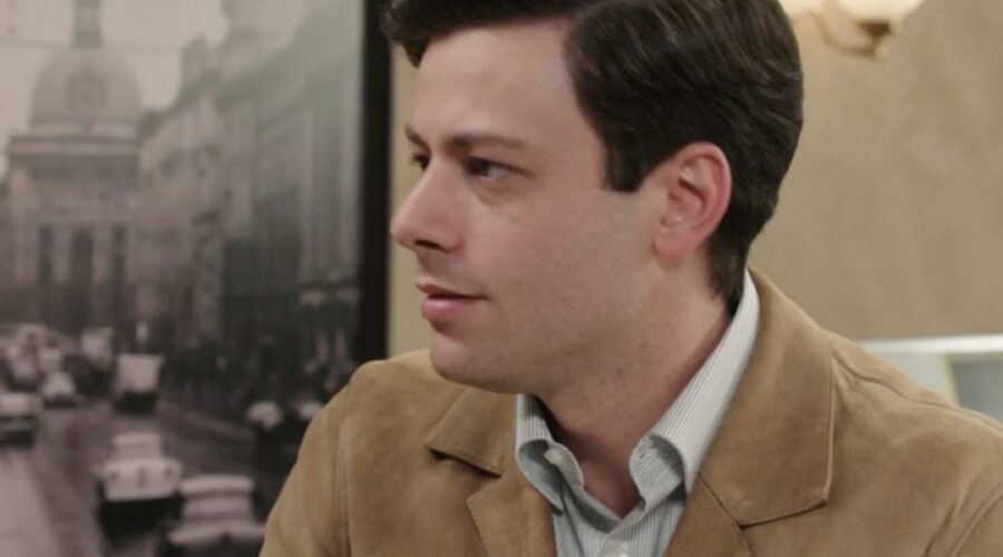 Gabriele Anagni (Alfredo Perico) in una scena della puntata 18 de 